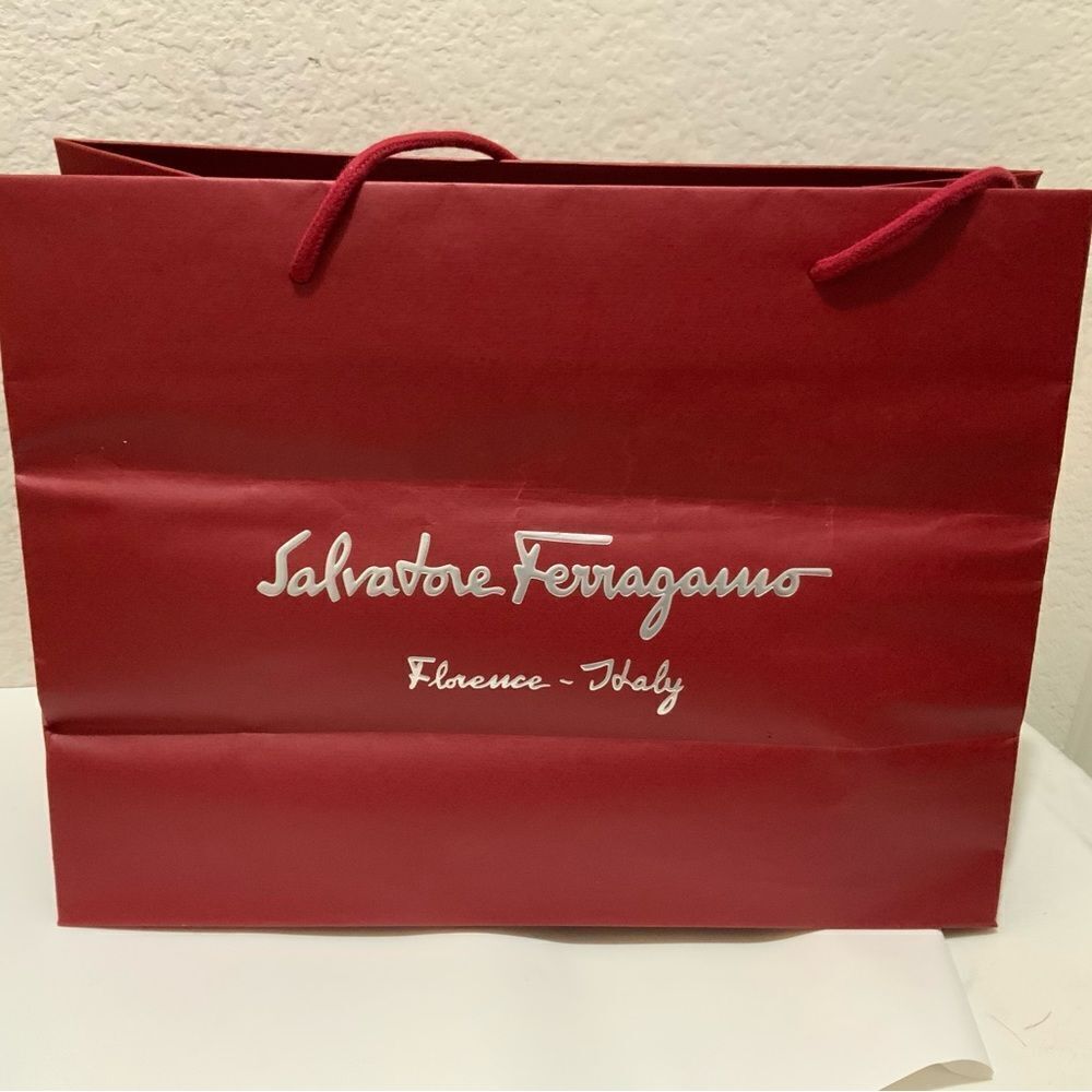 New Authentic Salvatore Ferragamo Gift Bag Eyewear Paper Bag Shopping Gift 1 Bag